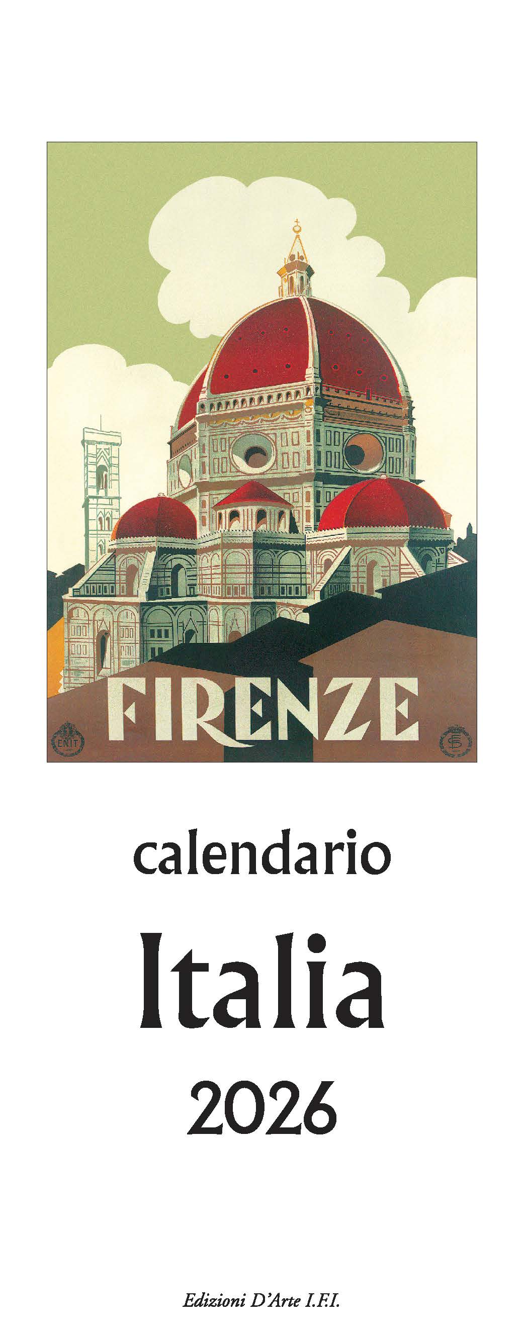 2026 Italia - Slim Wall Calendar