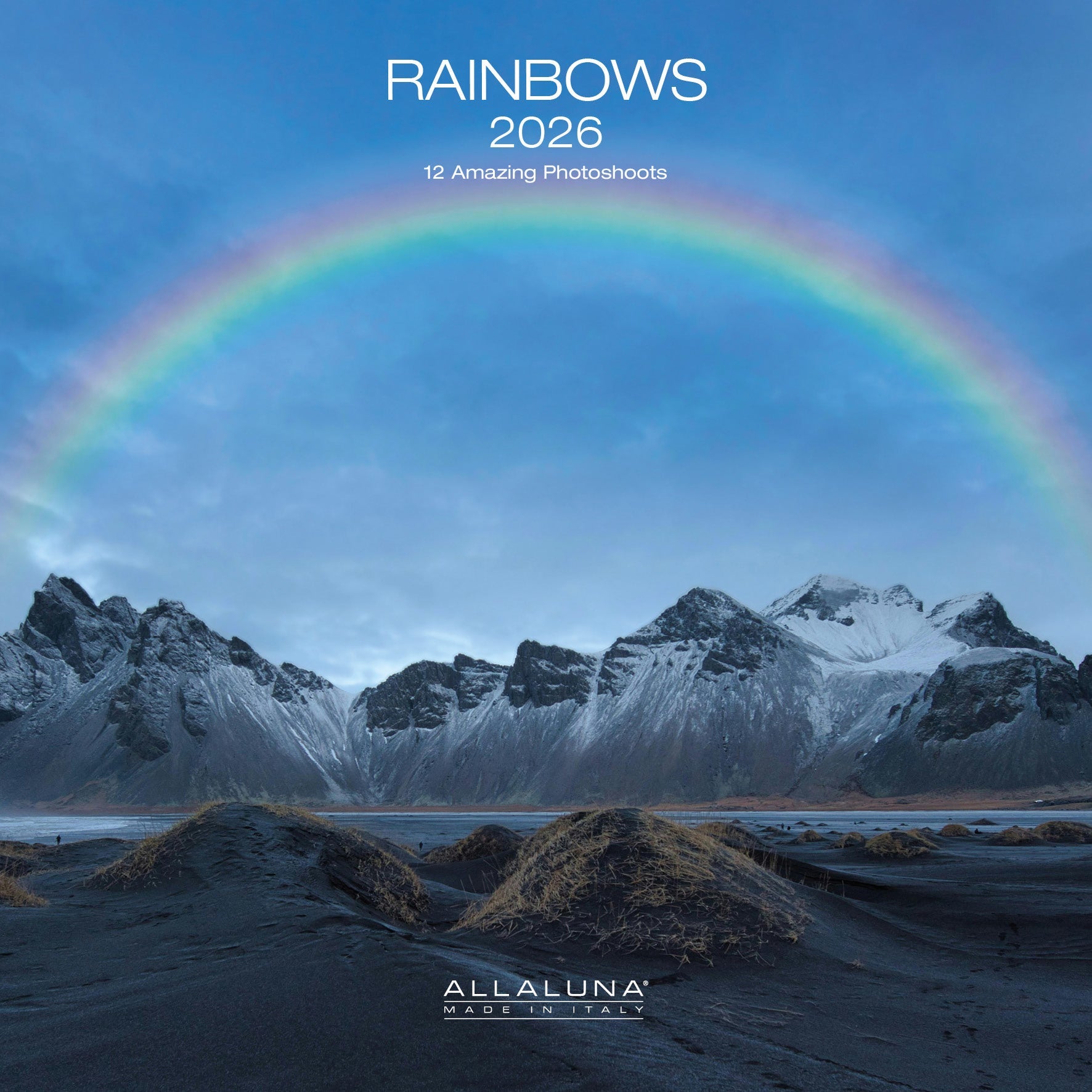 2026 Rainbows - Square Wall Calendar
