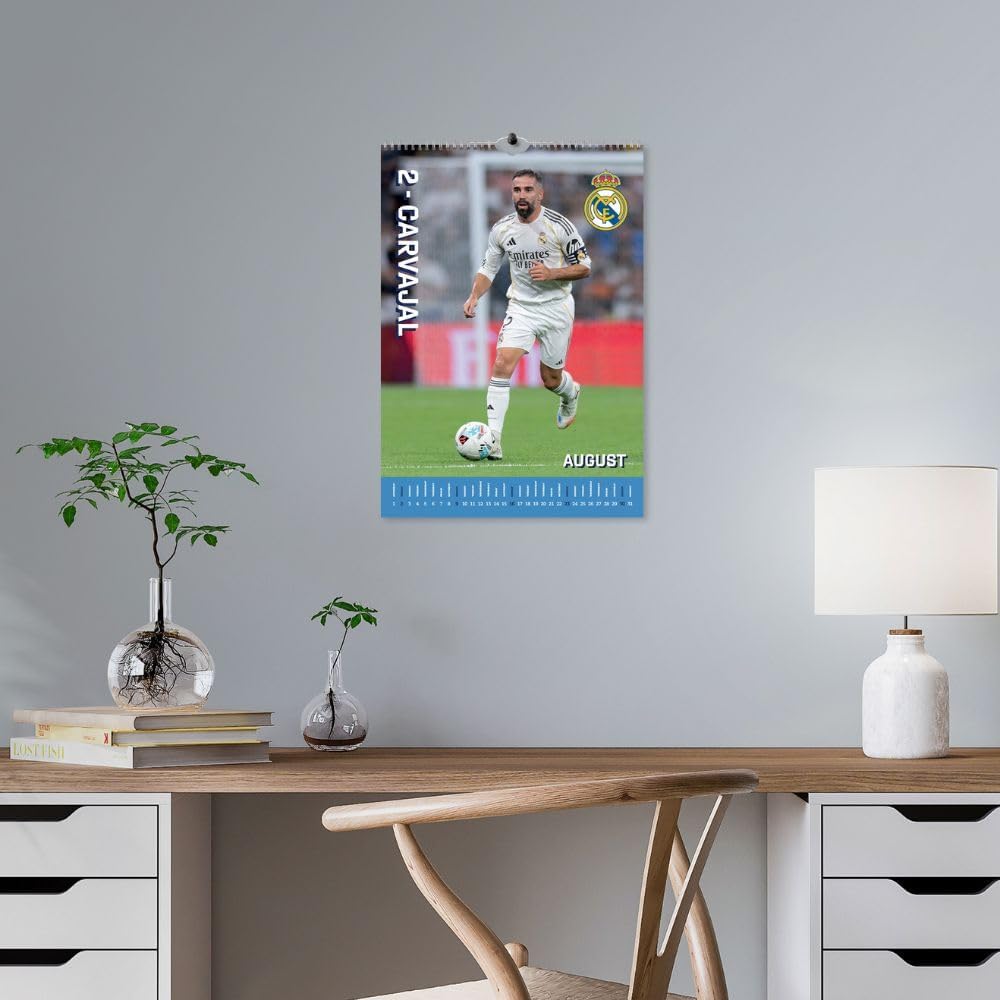 2026 Real Madrid FC - A3 Wall Calendar