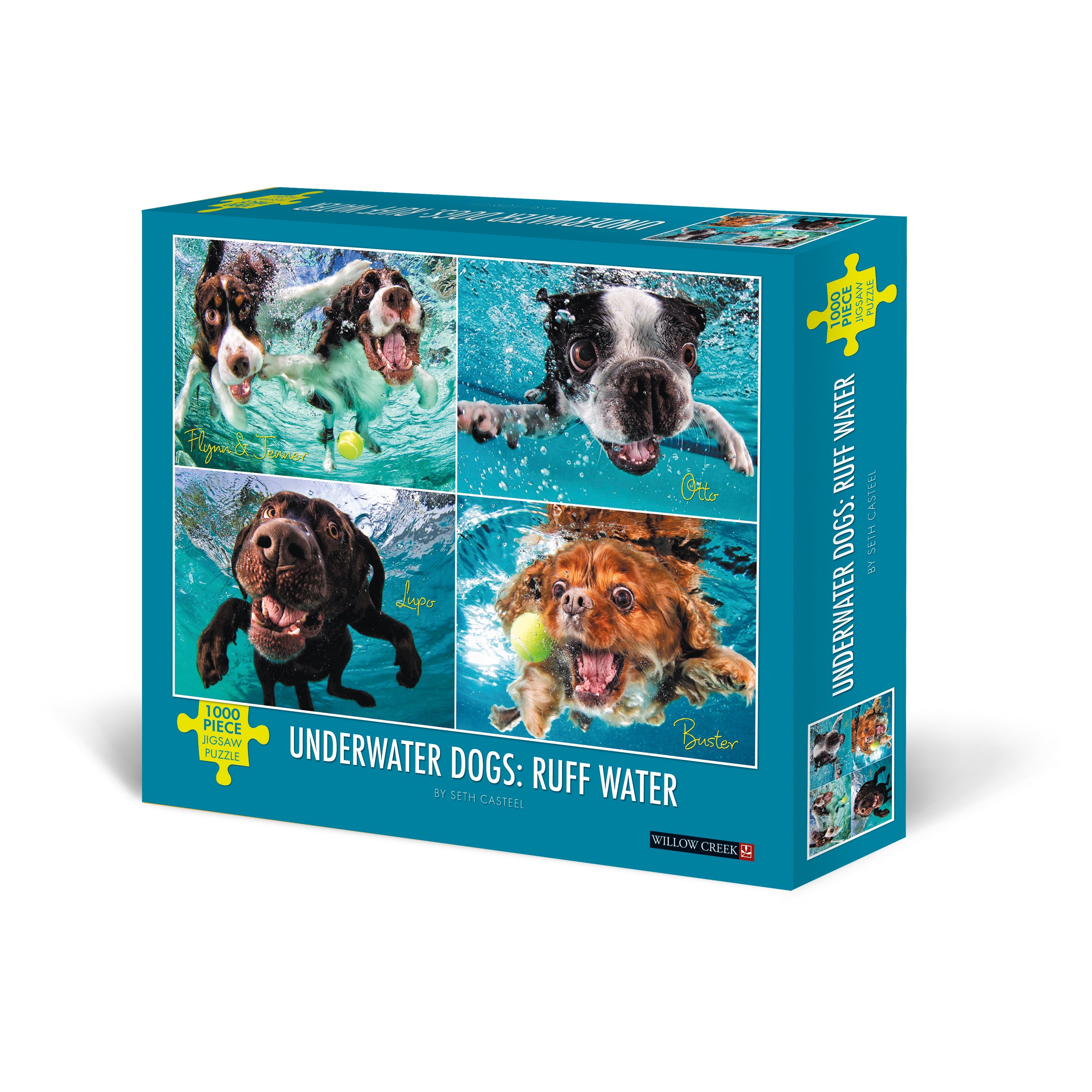Underwater Dogs: Ruff Water 1000 Piece - Jigsaw Puzzle