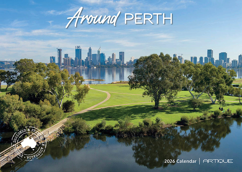 2026 Around Perth - Horizontal Wall Calendar