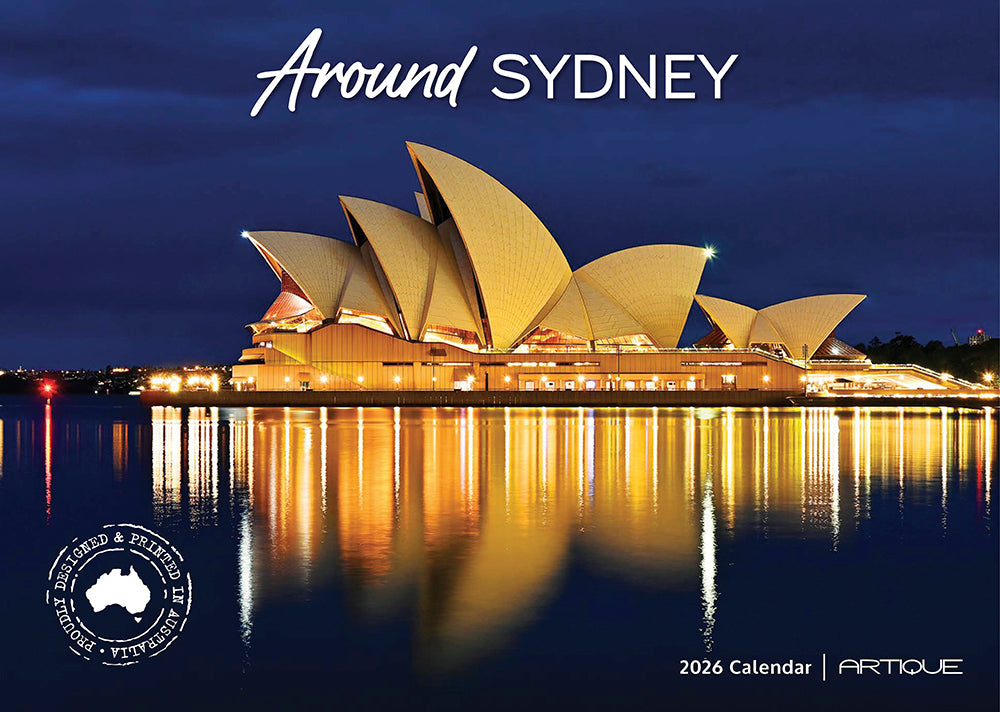 2026 Around Sydney - Horizontal Wall Calendar