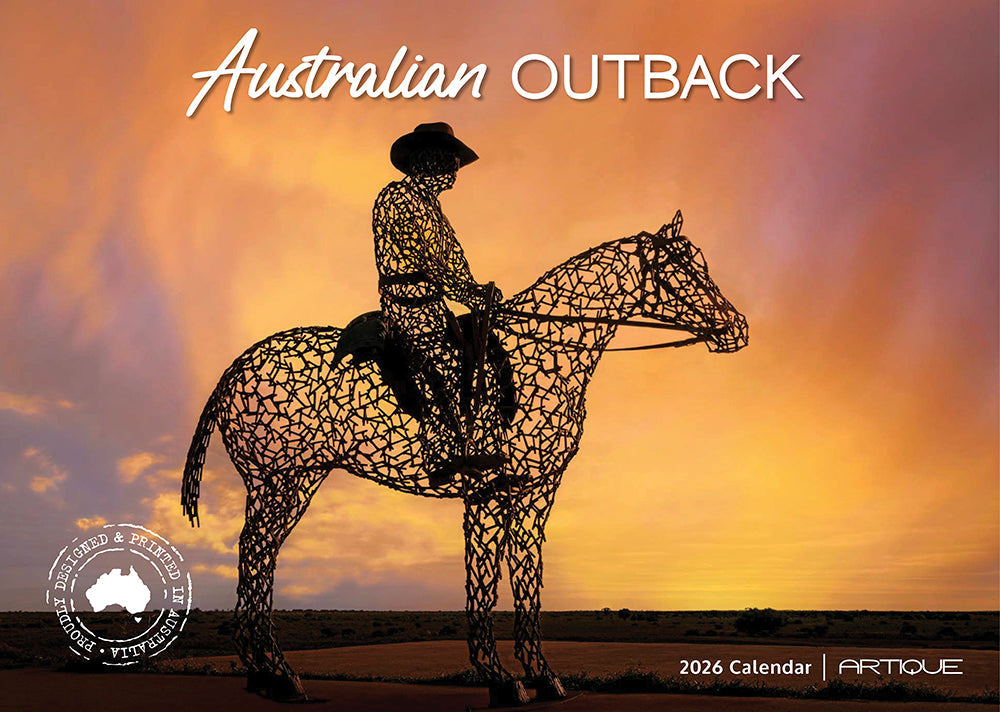 2026 Australian Outback - Horizontal Wall Calendar