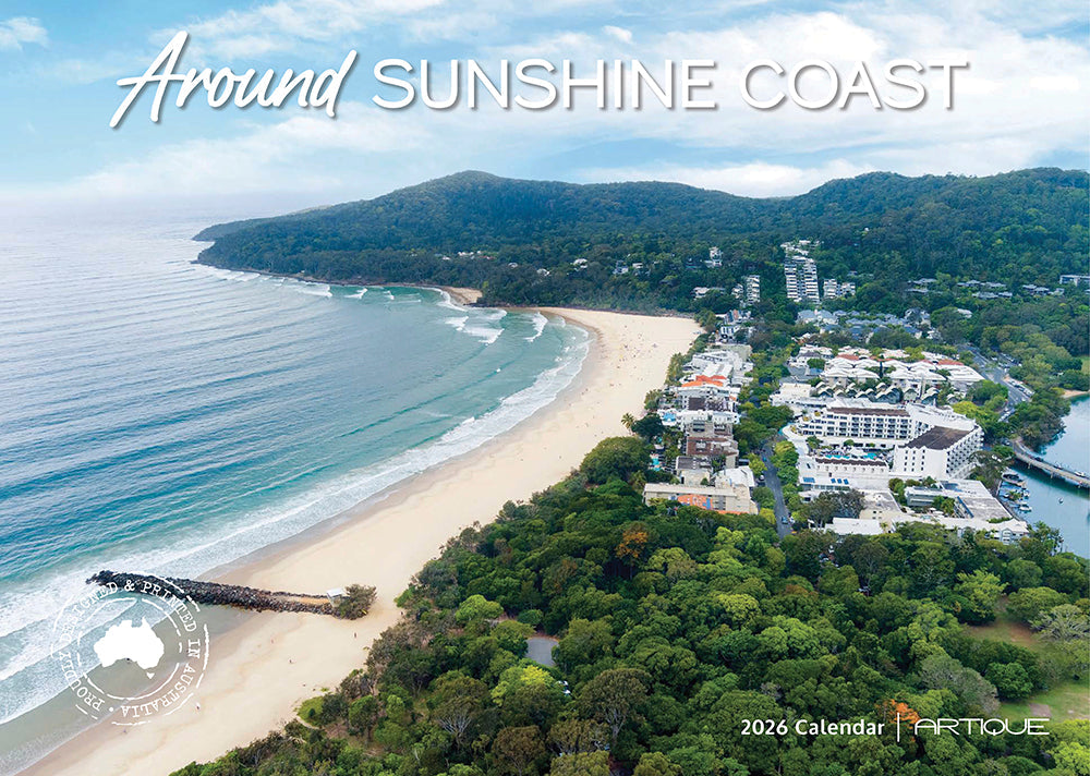 2026 Around Sunshine Coast - Horizontal Wall Calendar