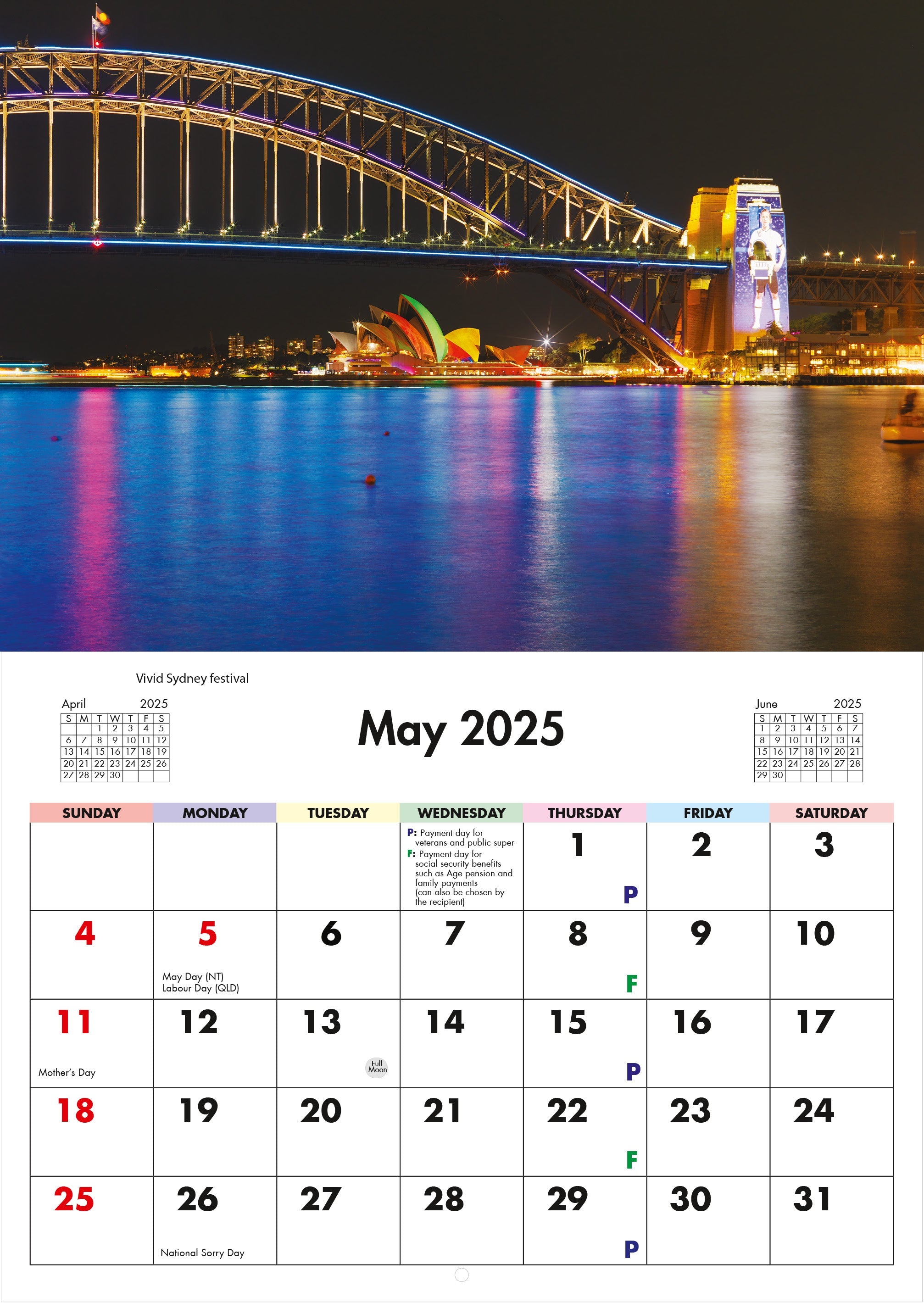 2026 Sydney In Focus - Horizontal Wall Calendar