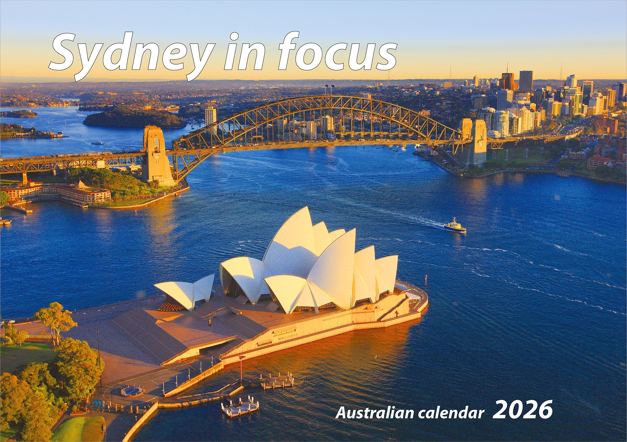 2026 Sydney In Focus - Horizontal Wall Calendar