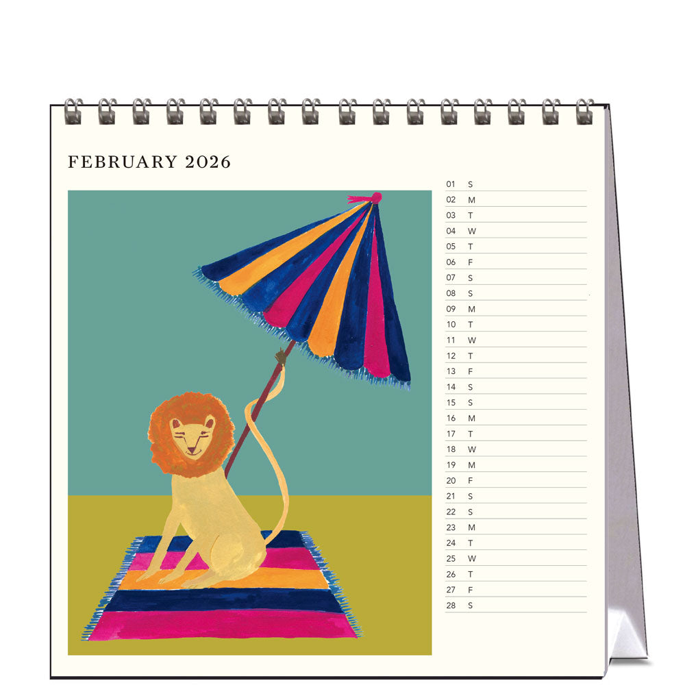 2026 Hutch Cassidy - Desk Easel Calendar