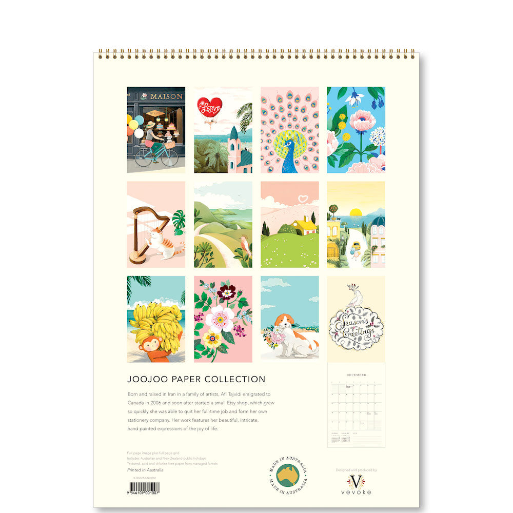 2026 JooJoo Paper - Deluxe Wall Calendar