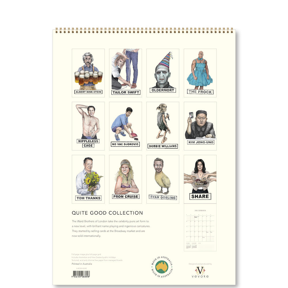 2026 Quite Good - Deluxe Wall Calendar