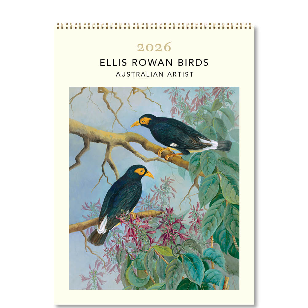 2026 Ellis Rowan Birds - Australian Artist - Deluxe Wall Calendar