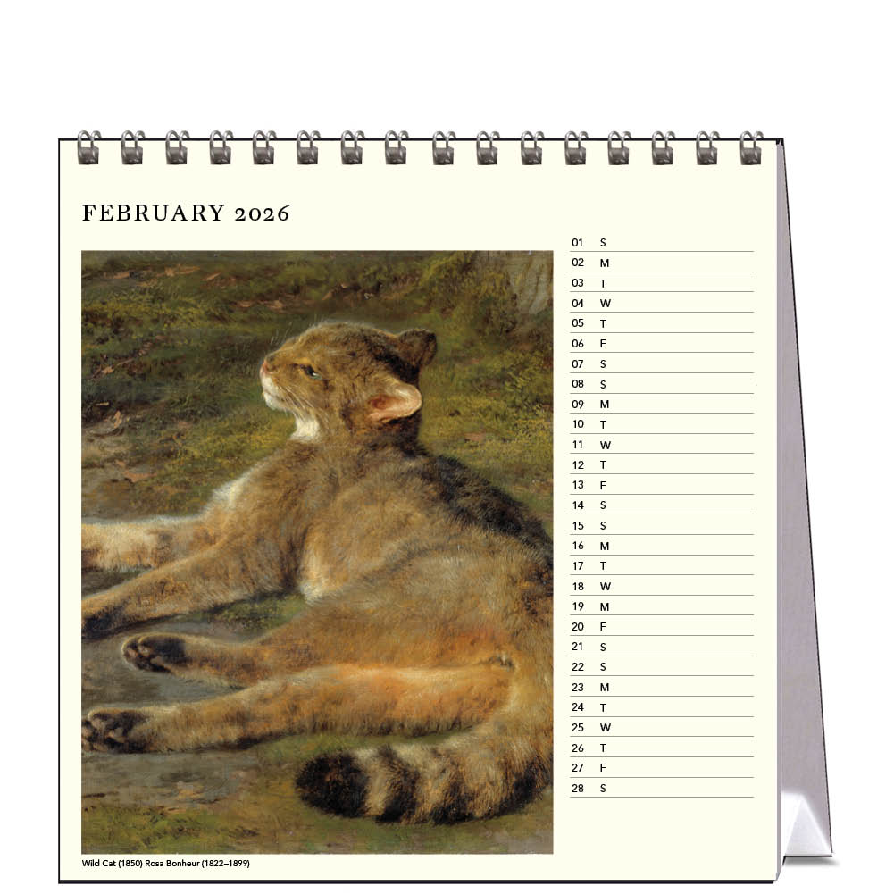 2026 The Artful Cat - Desk Easel Calendar