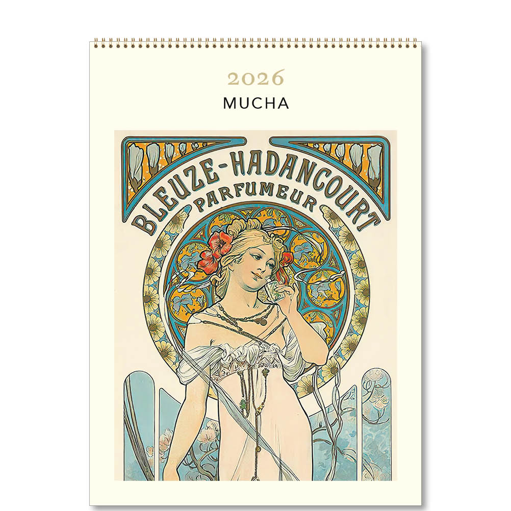 2026 Mucha - Deluxe Wall Calendar