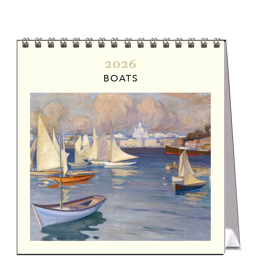 2026 Boats - Desk Easel Calendar