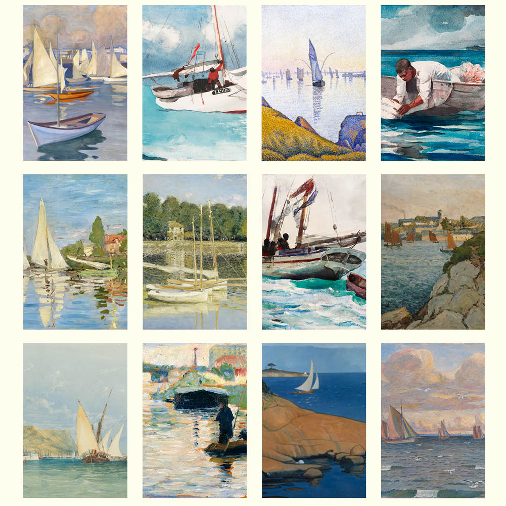 2026 Boats - Deluxe Wall Calendar