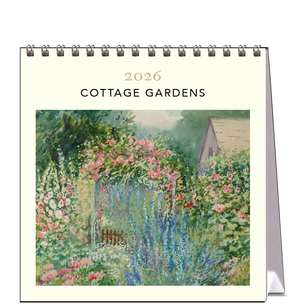 2026 Cottage Gardens - Desk Easel Calendar