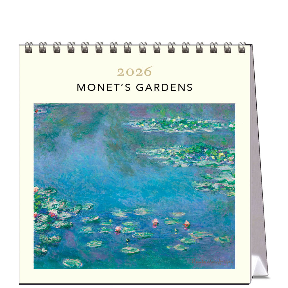 2026 Monet's Gardens - Desk Easel Calendar