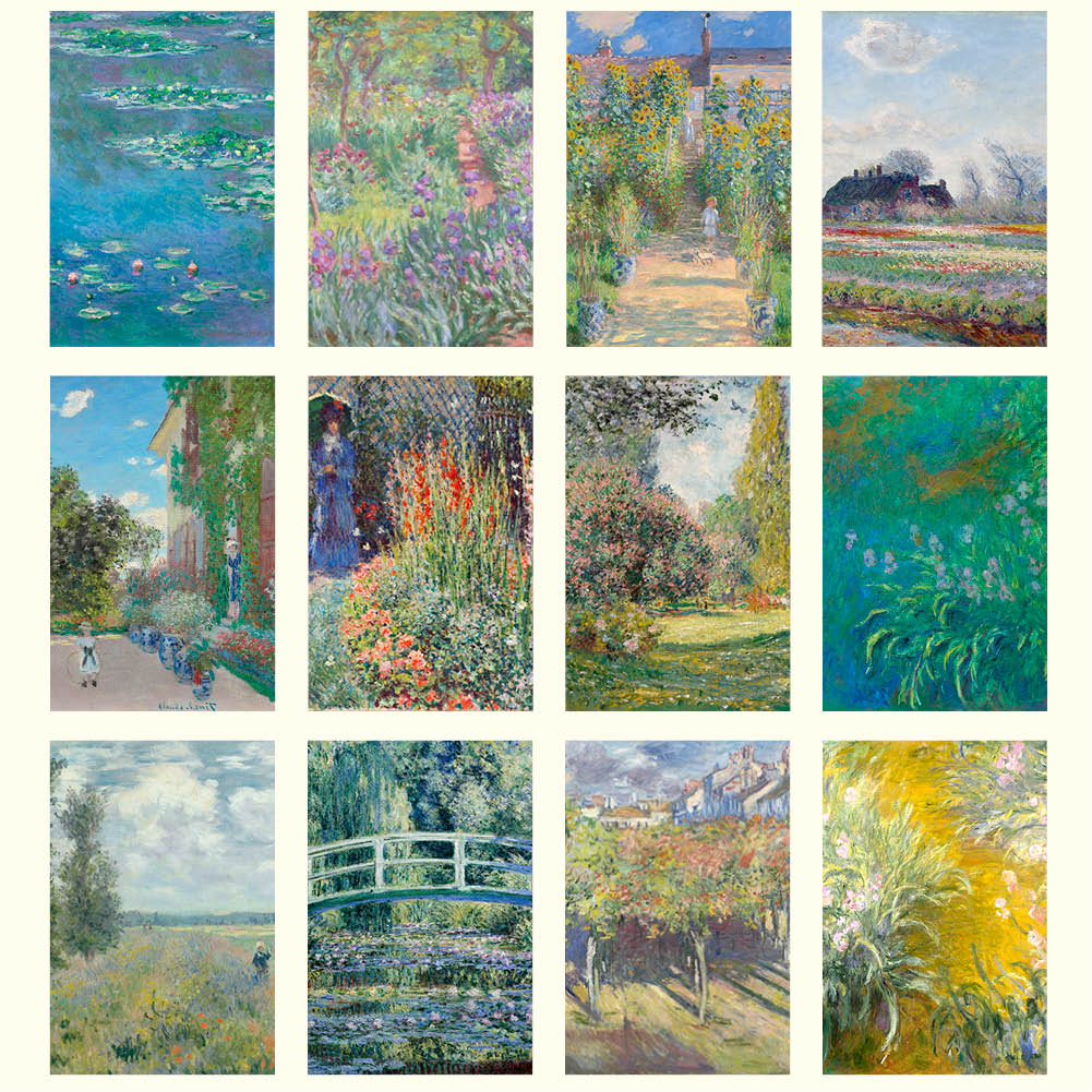 2026 Monet's Gardens - Deluxe Wall Calendar