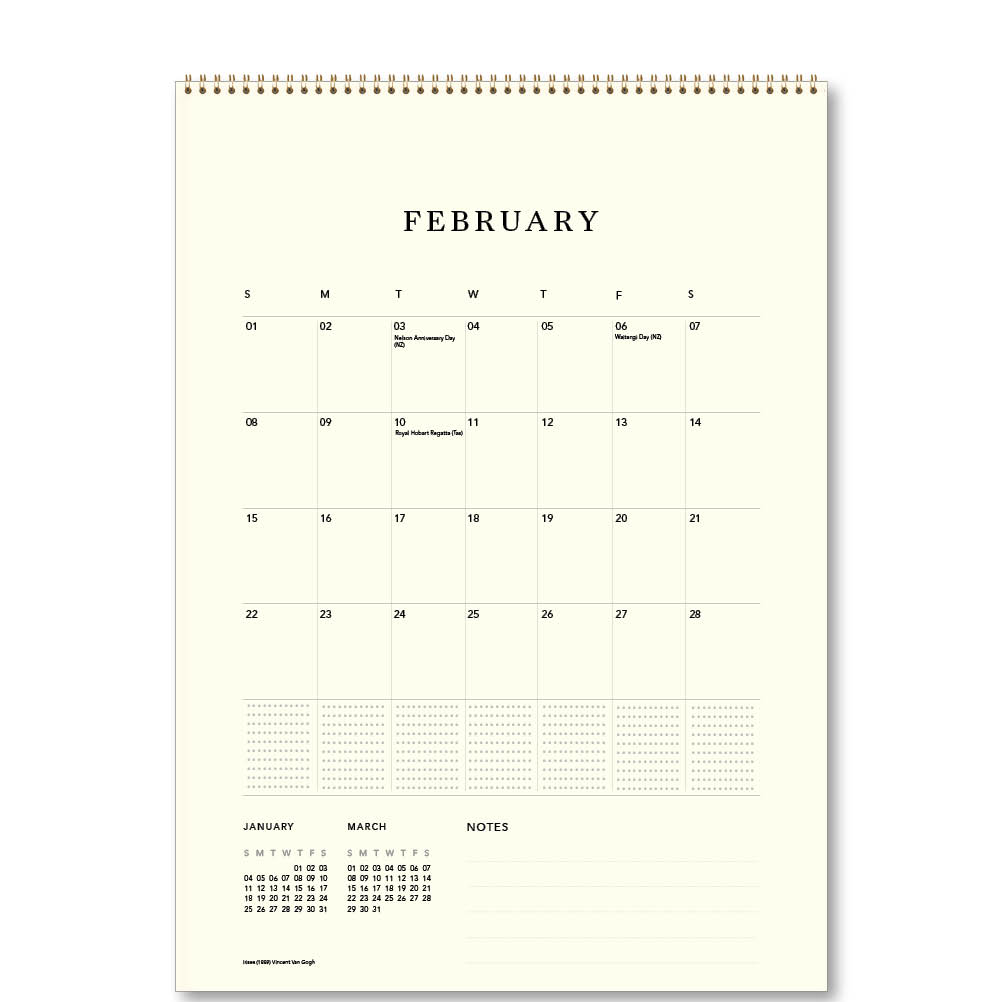 2026 Impressionism - Deluxe Wall Calendar