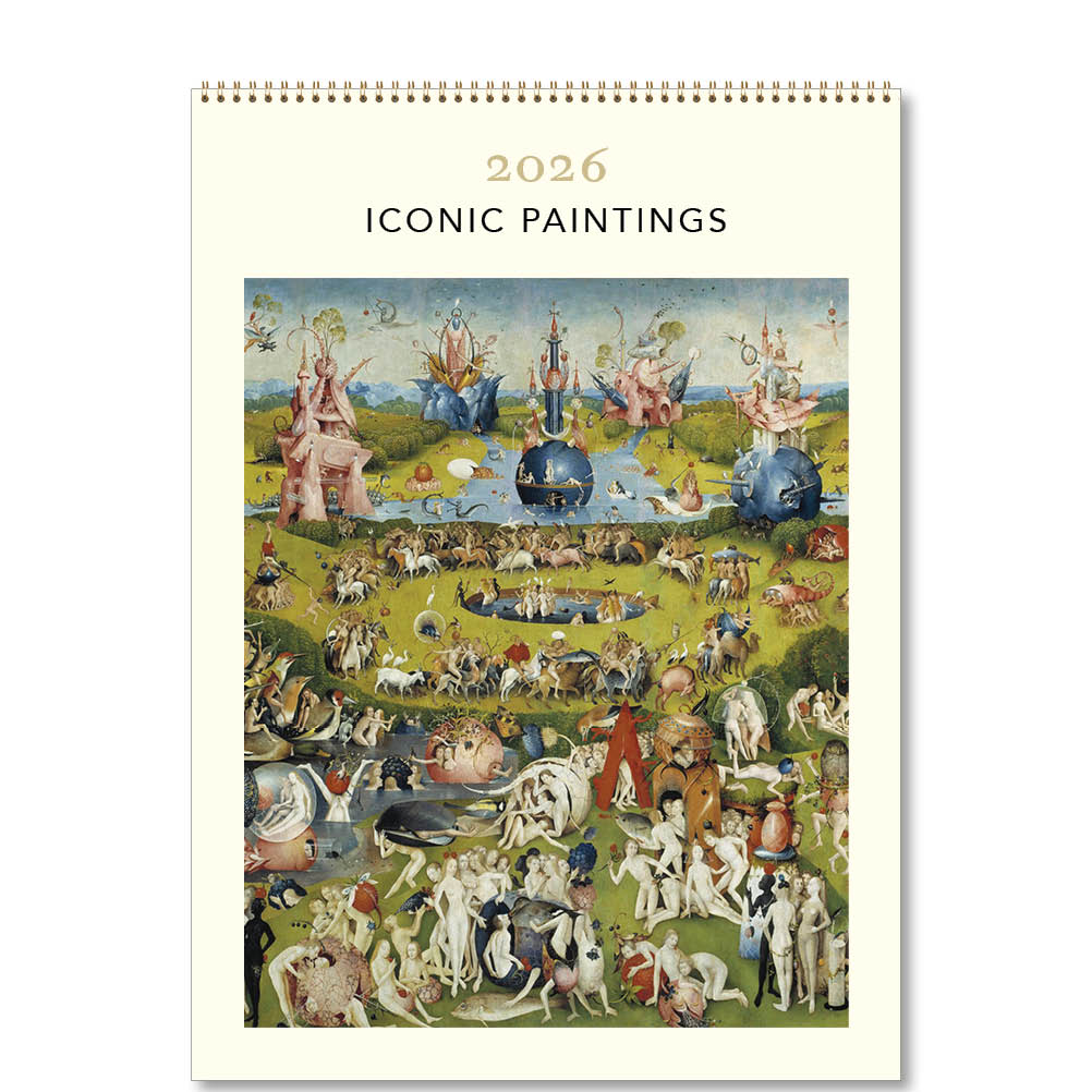 2026 Iconic Paintings - Deluxe Wall Calendar