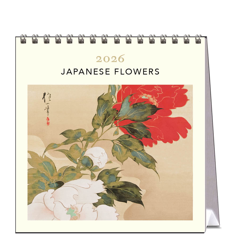 2026 Japanese Flowers - Desk Easel Calendar