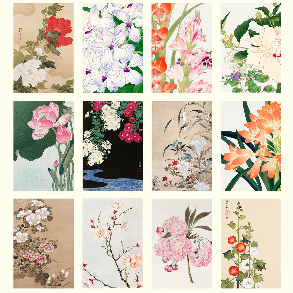 2026 Japanese Flowers - Deluxe Wall Calendar