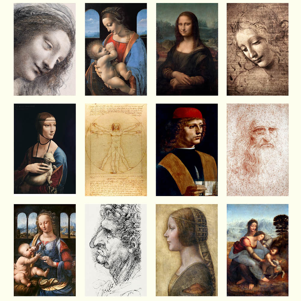 2026 Leonardo da Vinci - Deluxe Wall Calendar
