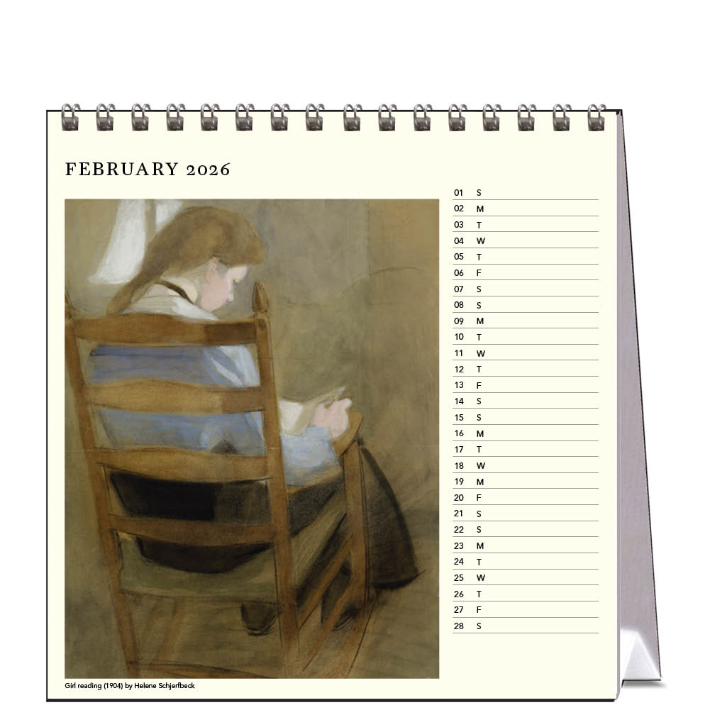 2026 The Reading Woman - Desk Easel Calendar