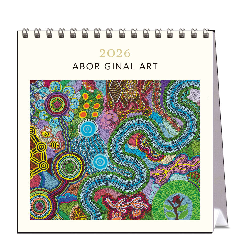 2026 Aboriginal Art - Desk Easel Calendar
