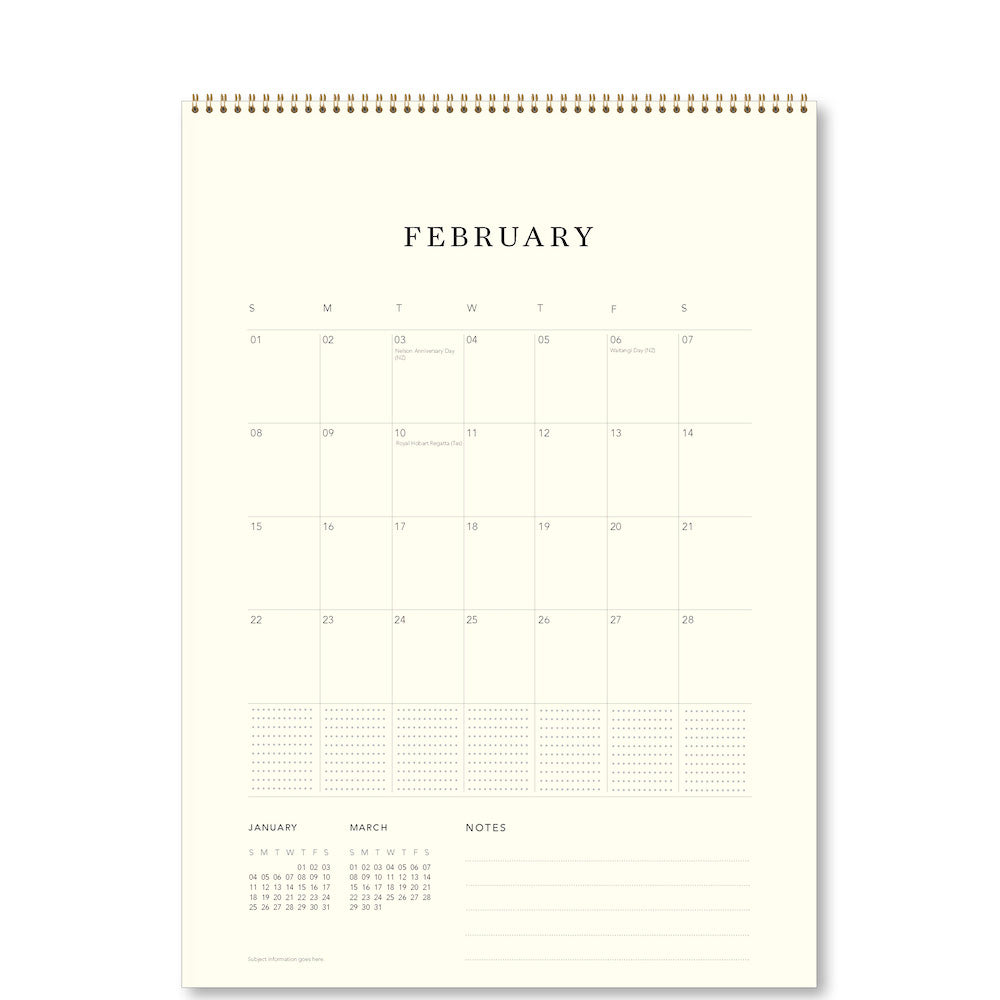 2026 New Zealand Landscapes - Deluxe Wall Calendar