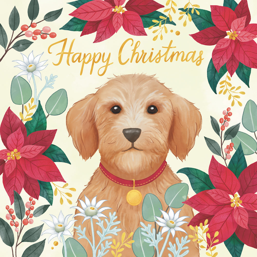 RSPCA - Christmas Dog - 10 Charity Christmas Cards Pack