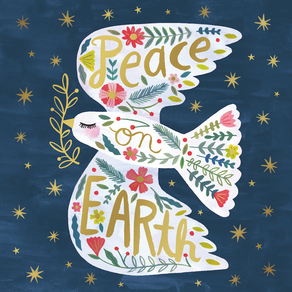 RSPCA - Peace On Earth - 10 Charity Christmas Cards Pack