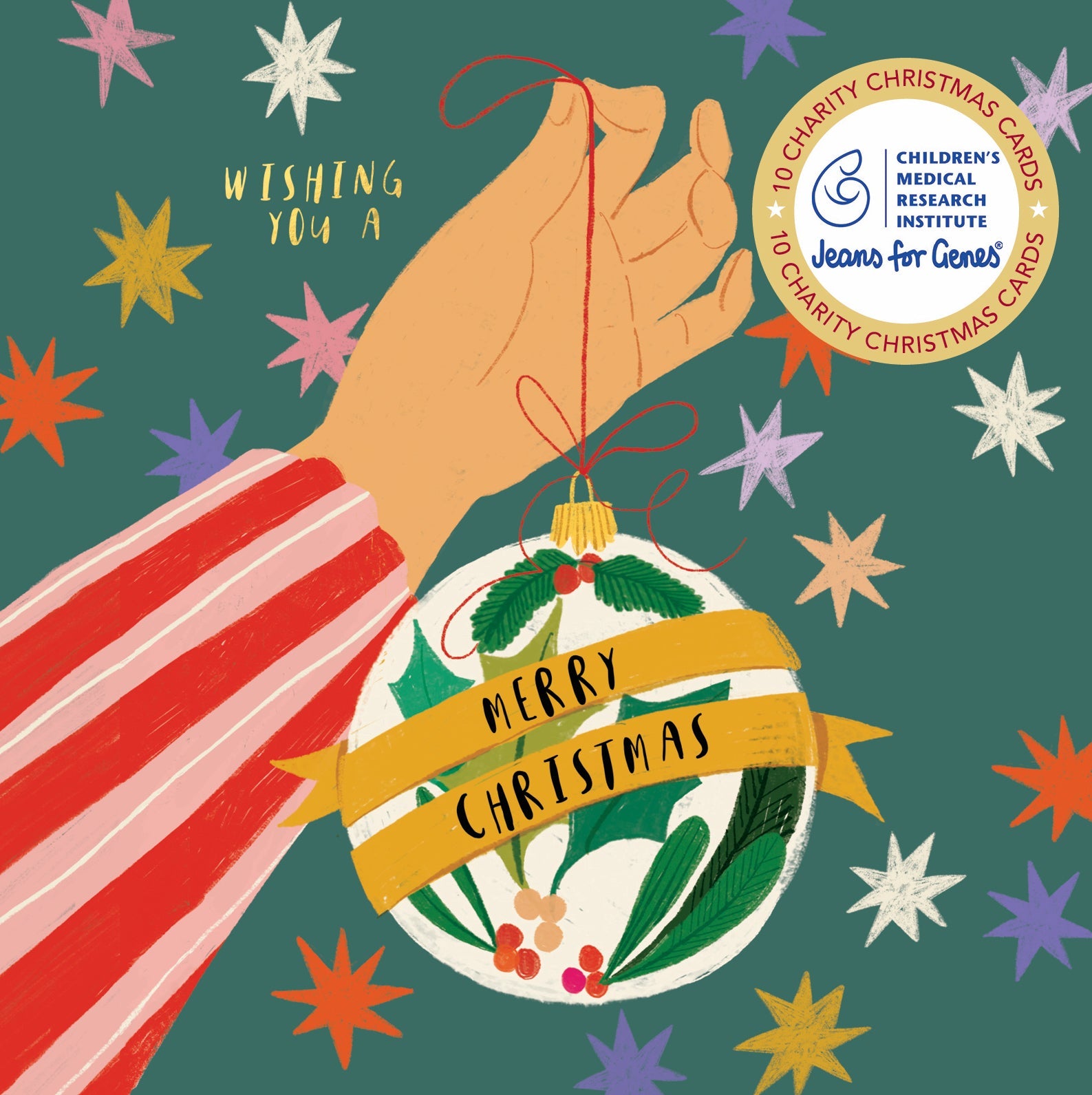 CMRI - Bauble Magic - 10 Charity Christmas Cards Pack