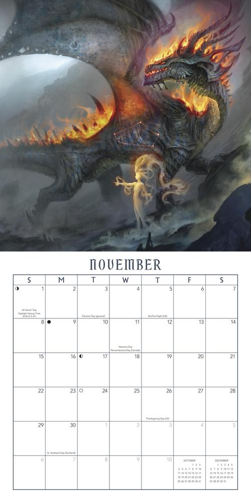 2026 Llewellyn's Dragon - Square Wall Calendar