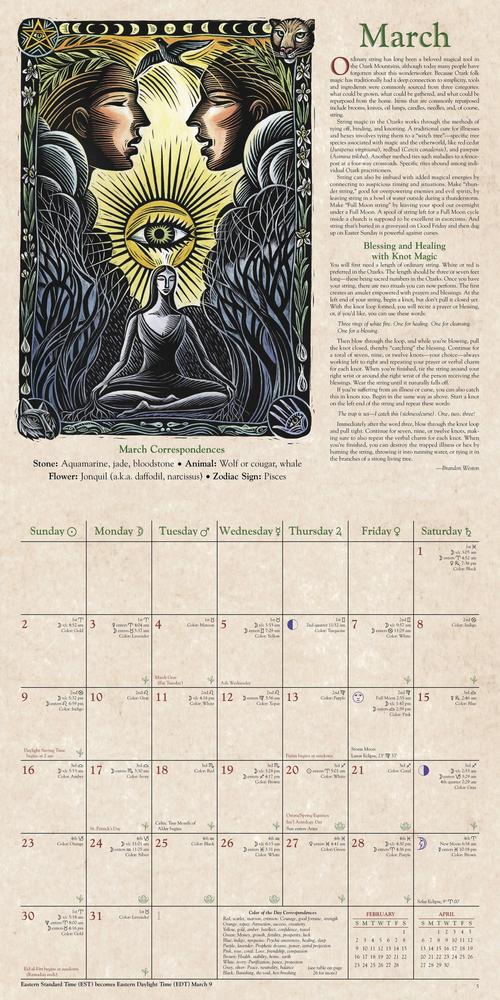 2026 Llewellyn's Witches' - Square Wall Calendar