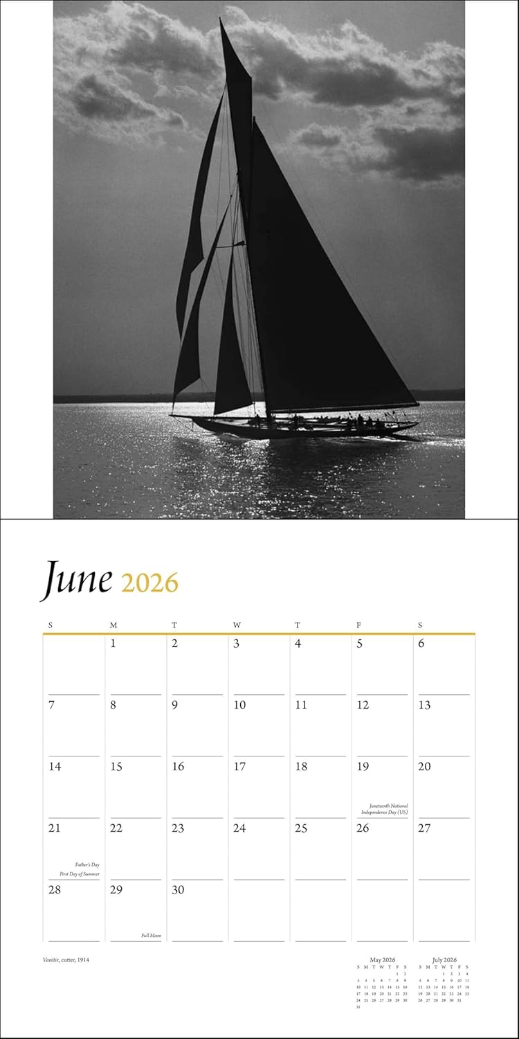 2026 Art of the Boat - Square Wall Calendar