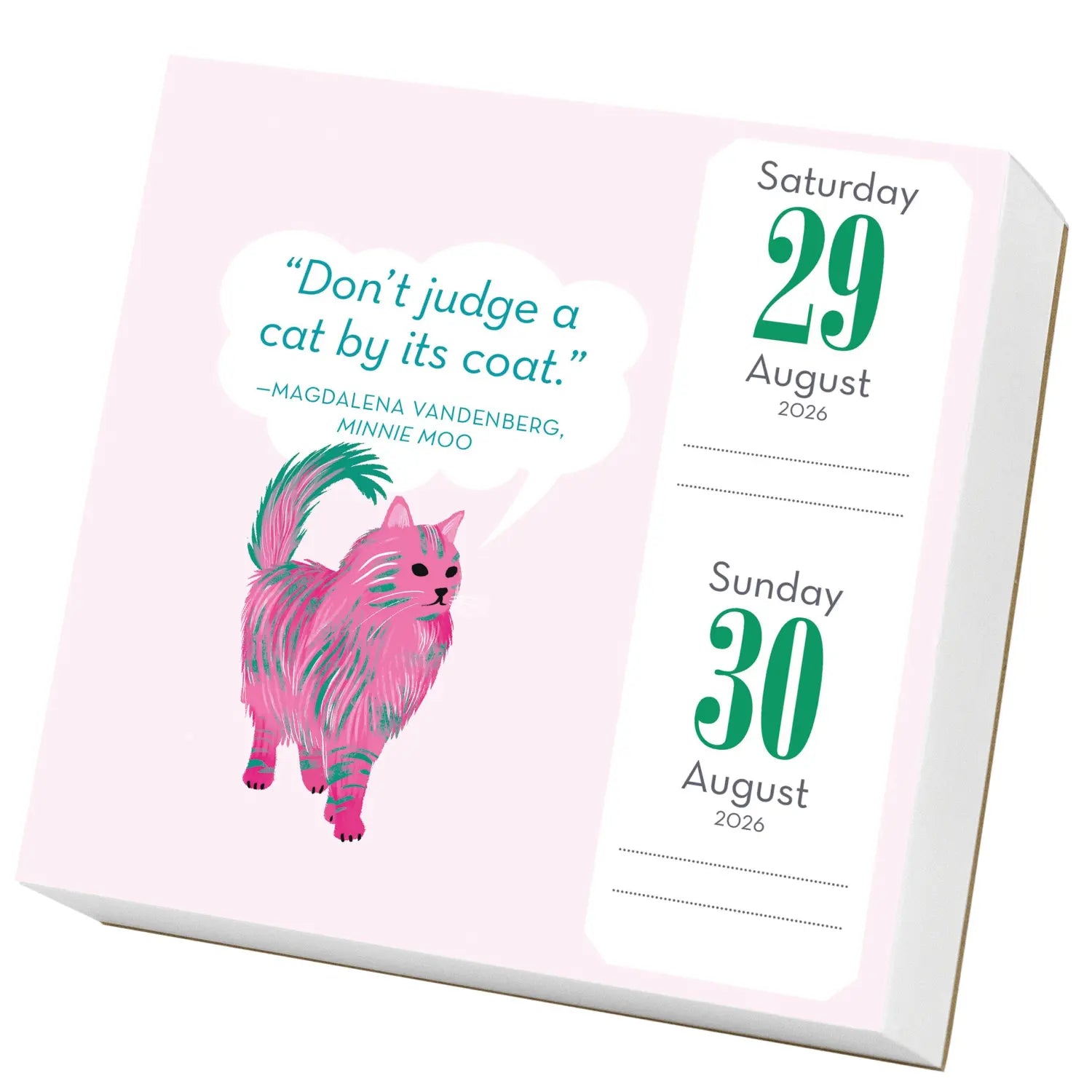 2026 Cat Trivia - Daily Boxed Page-A-Day Calendar