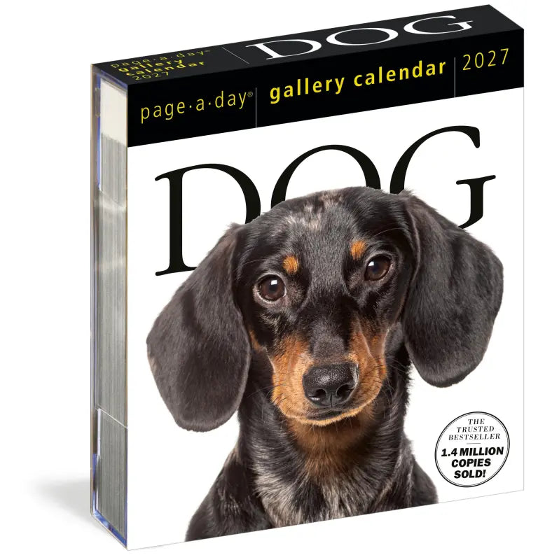 2027 Dog Gallery - Daily Boxed Page-A-Day Calendar