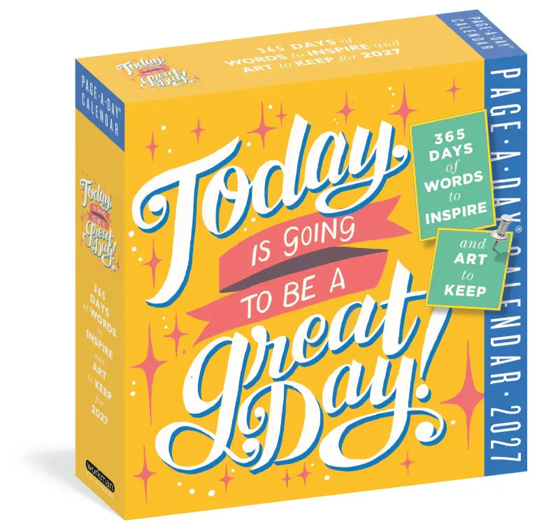 2027 Today is Going to Be a Great Day! - Daily Boxed Page-A-Day Calendar