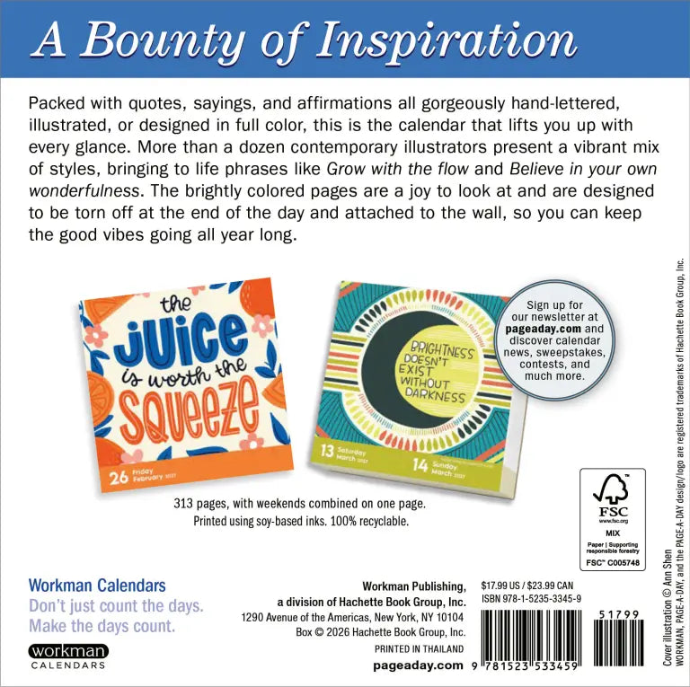 2027 Today is Going to Be a Great Day! - Daily Boxed Page-A-Day Calendar