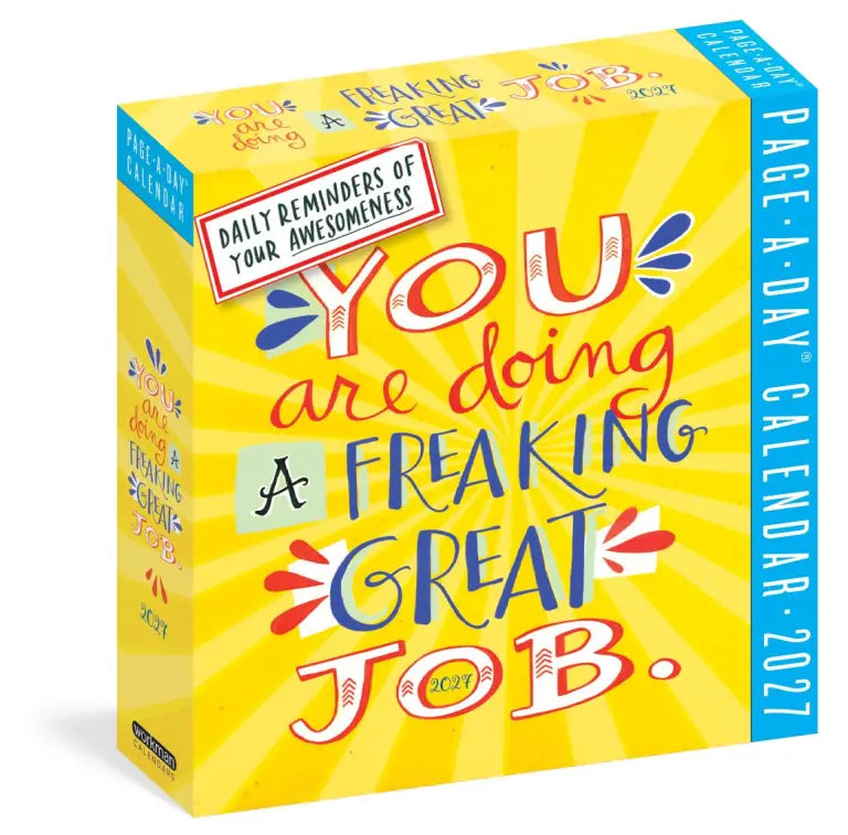 2027 You Are Doing A Freaking Great Job - Daily Boxed Page-A-Day Calendar