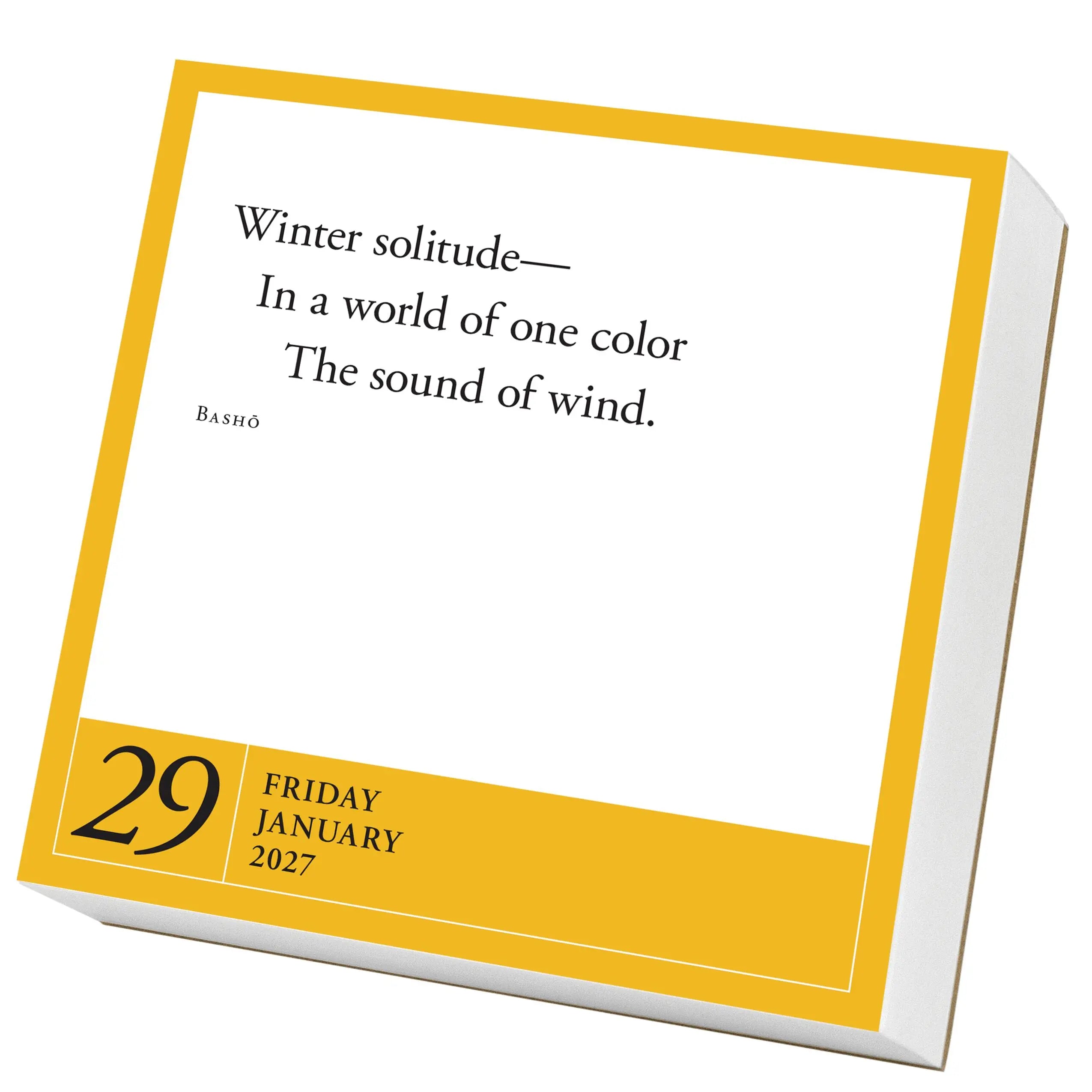 2027 Year of Zen - Daily Boxed Page-A-Day Calendar
