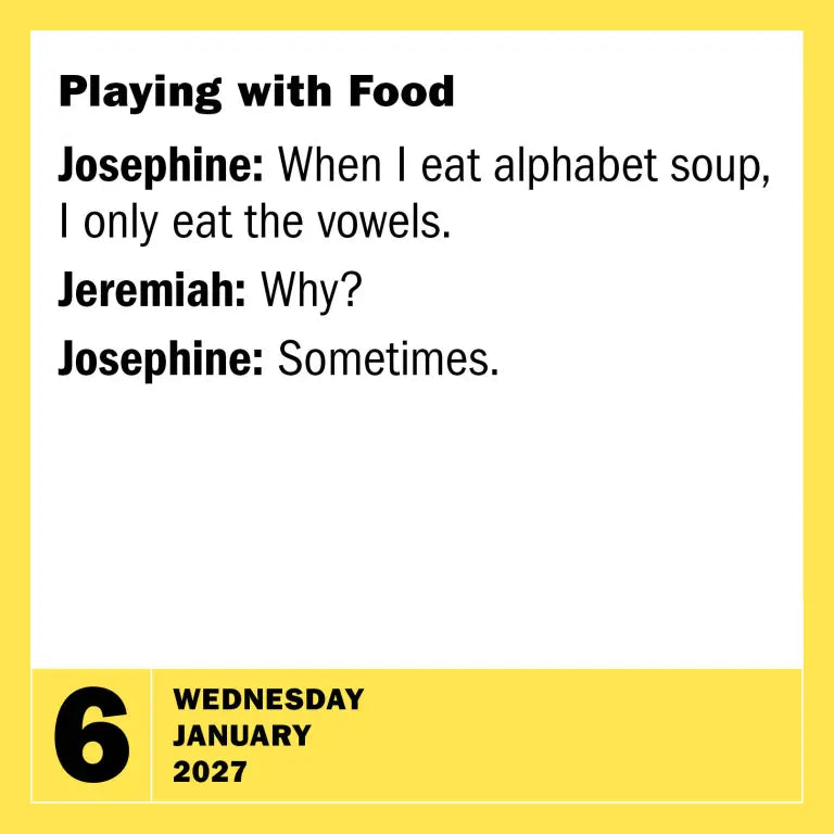 2027 290 Bad Jokes & 75 Punderful Puns - Daily Boxed Page-A-Day Calendar