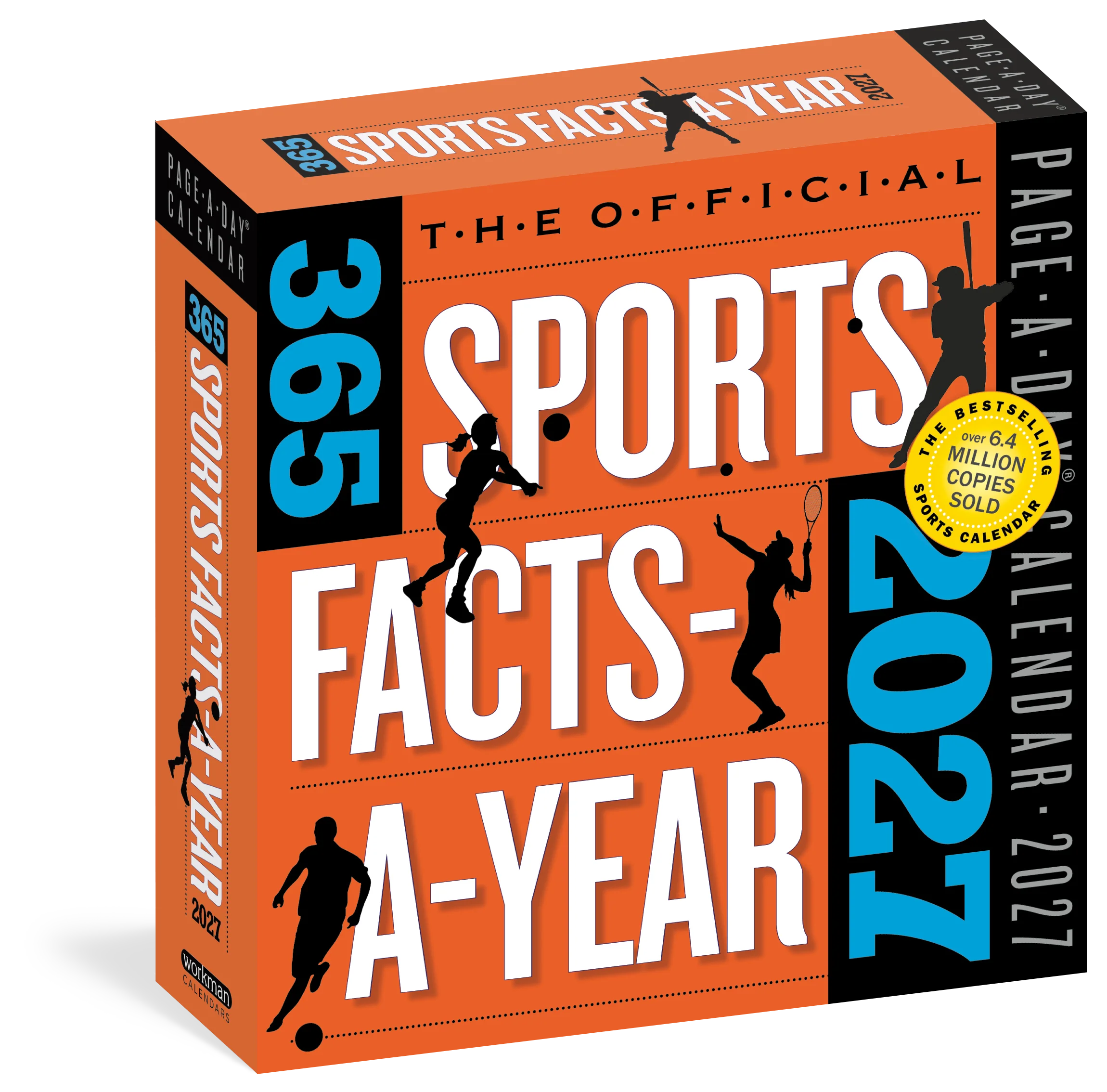 2027 Official 365 Sports Facts-A-Year - Daily Boxed Page-A-Day Calendar