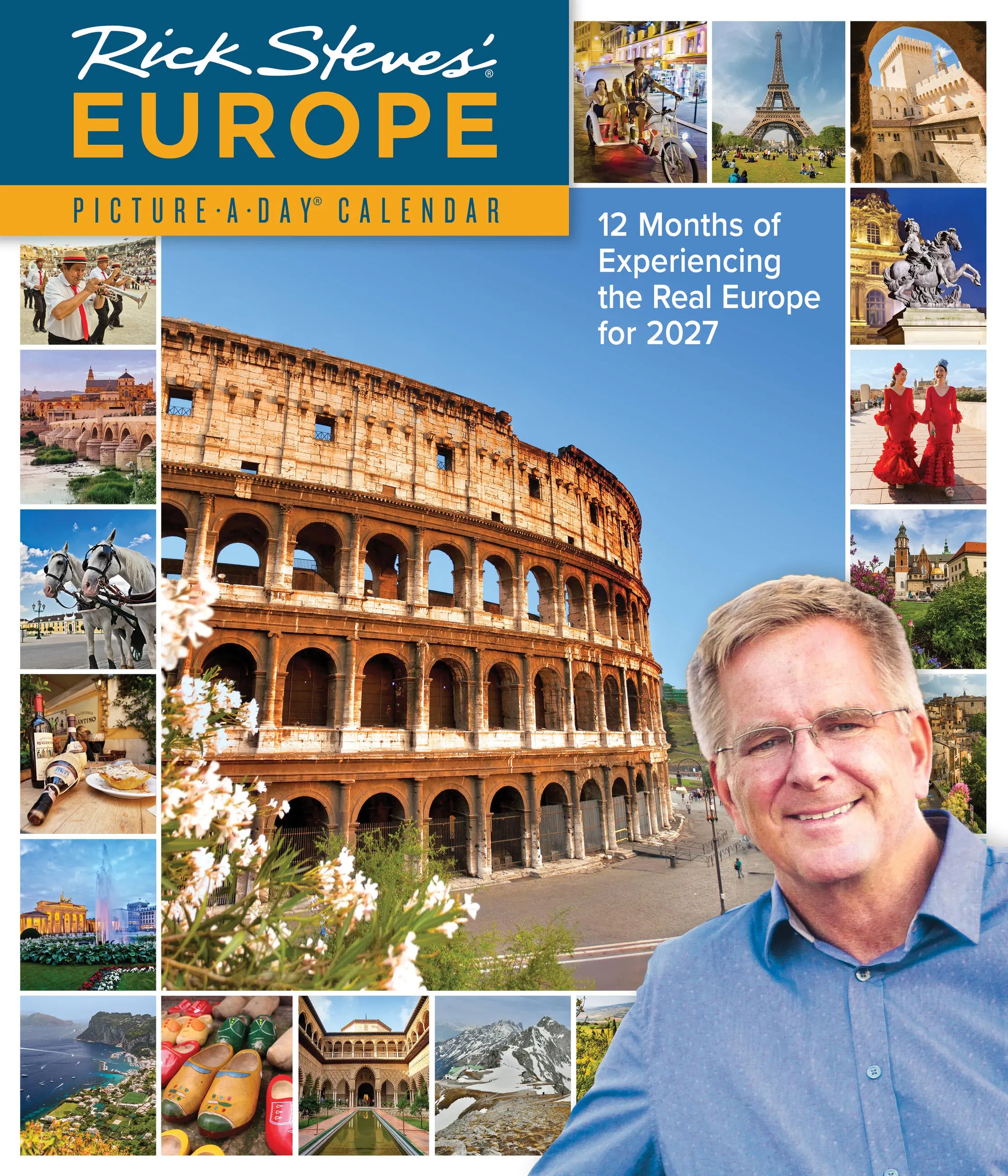 2027 Rick Steves' Europe Picture-A-Day - Deluxe Wall Calendar