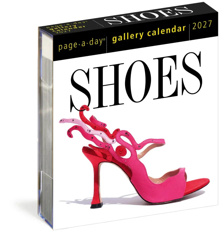 2027 Shoes Gallery - Daily Boxed Page-A-Day Calendar