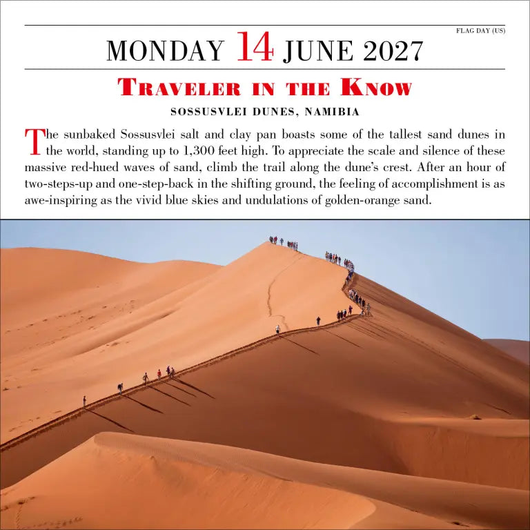 2027 1,000 Places to See Before You Die - Daily Boxed Page-A-Day Calendar