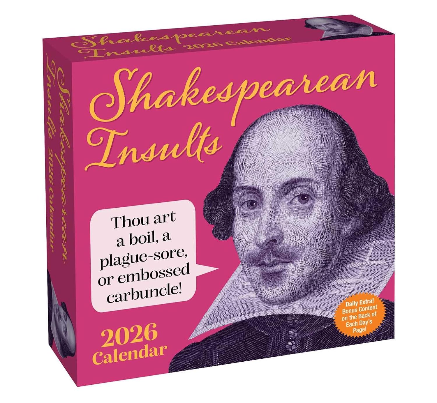 2026 Shakespearean Insults - Boxed Page-A-Day