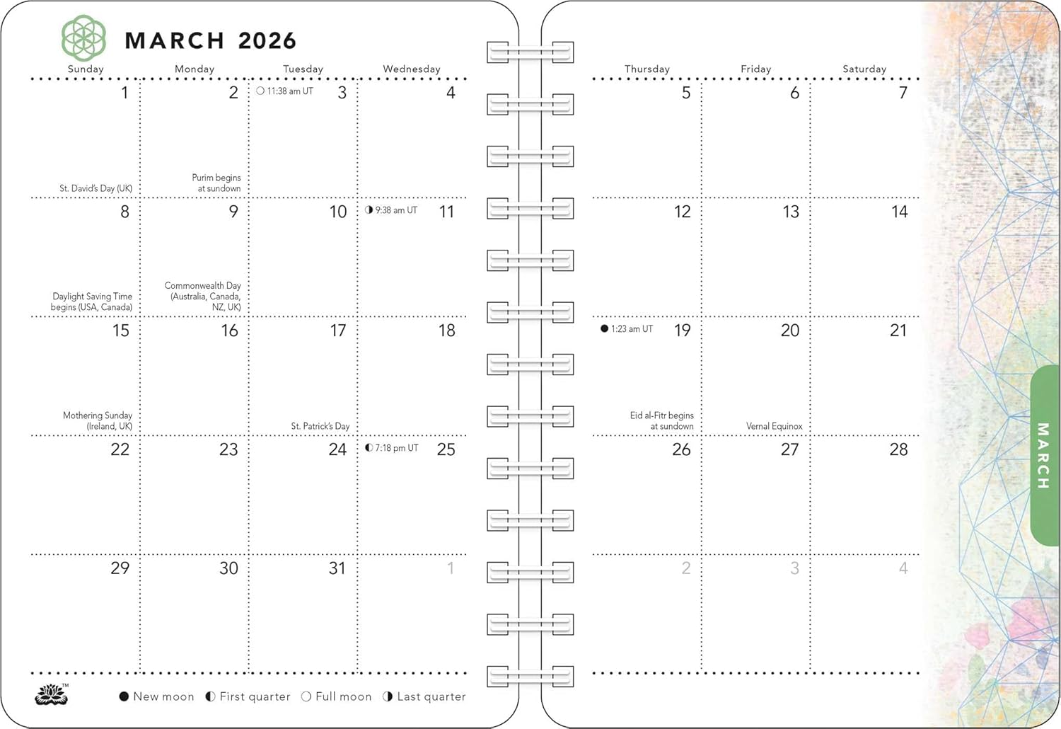 2026 Be Here Now: Ram Dass - Monthly & Weekly Diary/Planner