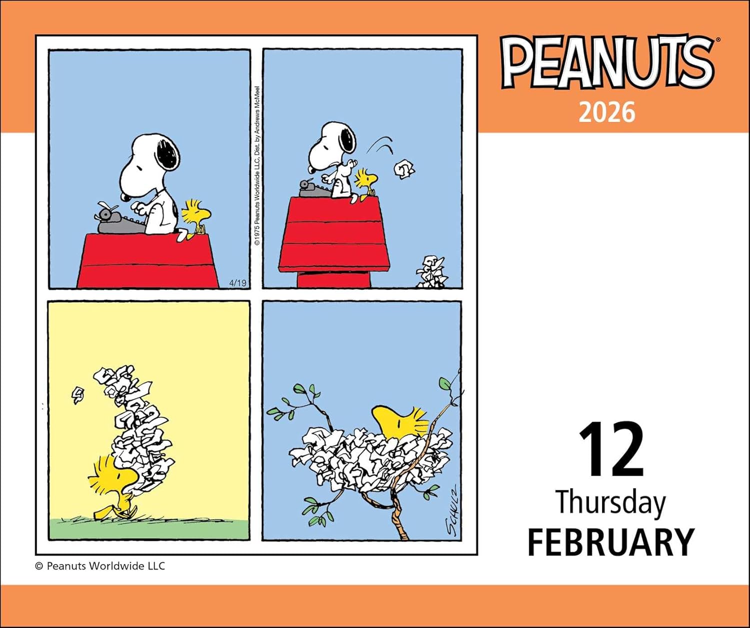 2026 Peanuts - Boxed Page-A-Day