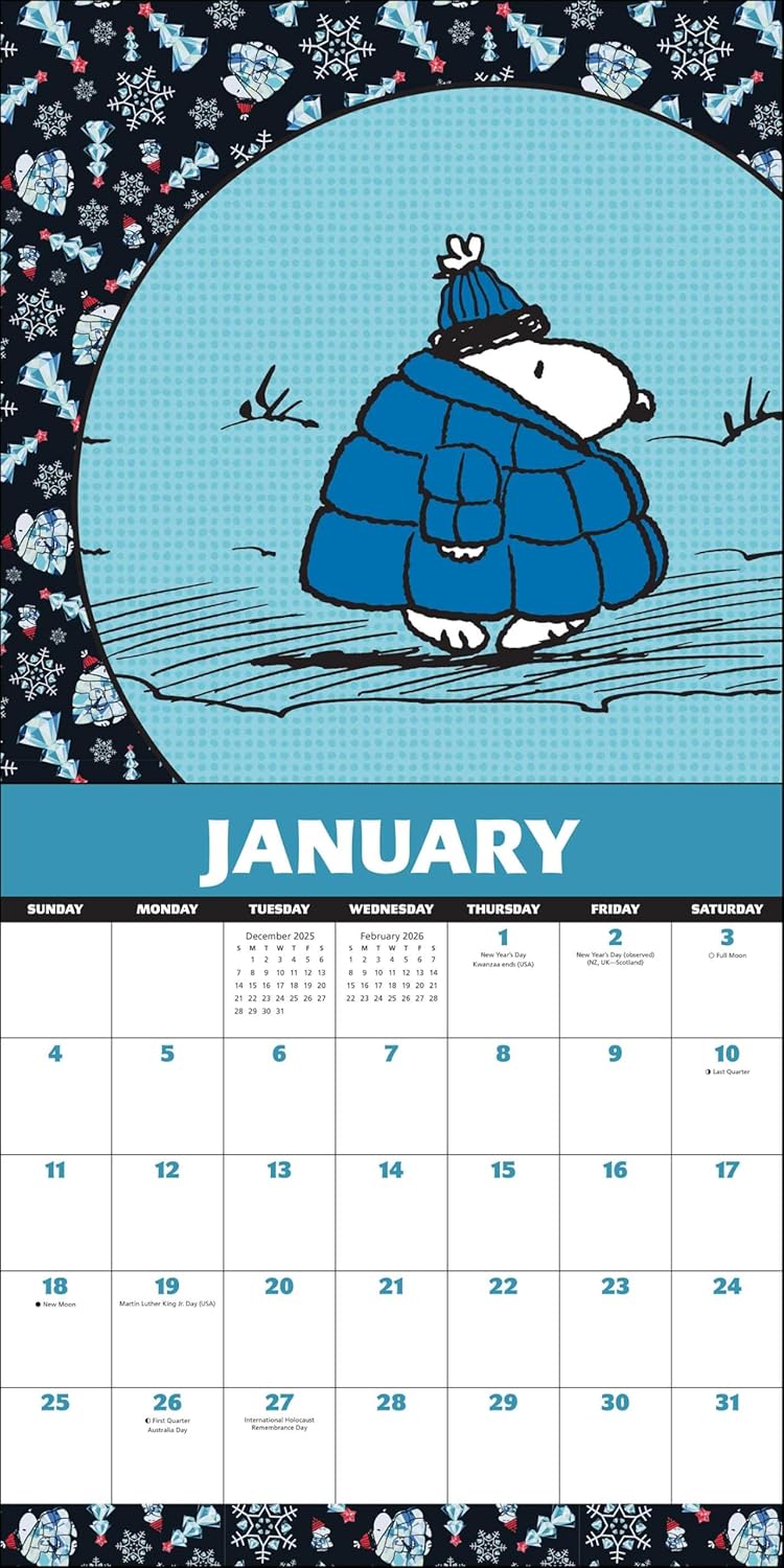 2026 Snoopy - Square Wall Calendar